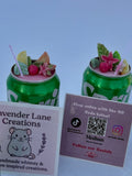 Embellished Soda Can Candle – Handmade Decorative Candle